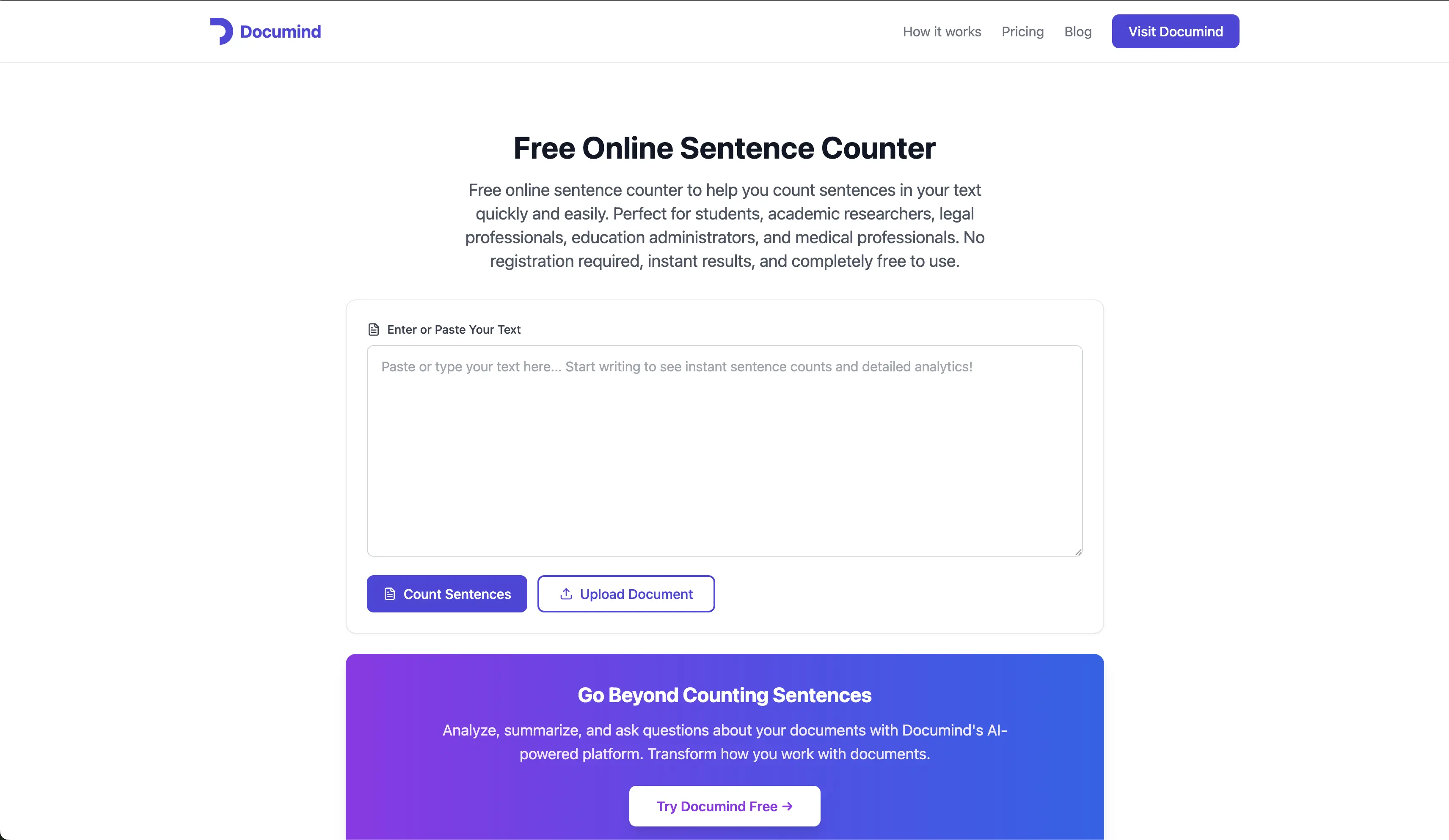 Sentence Counter