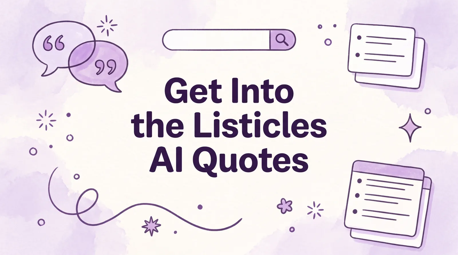 How to Get Your Product Into the Listicles AI Quotes