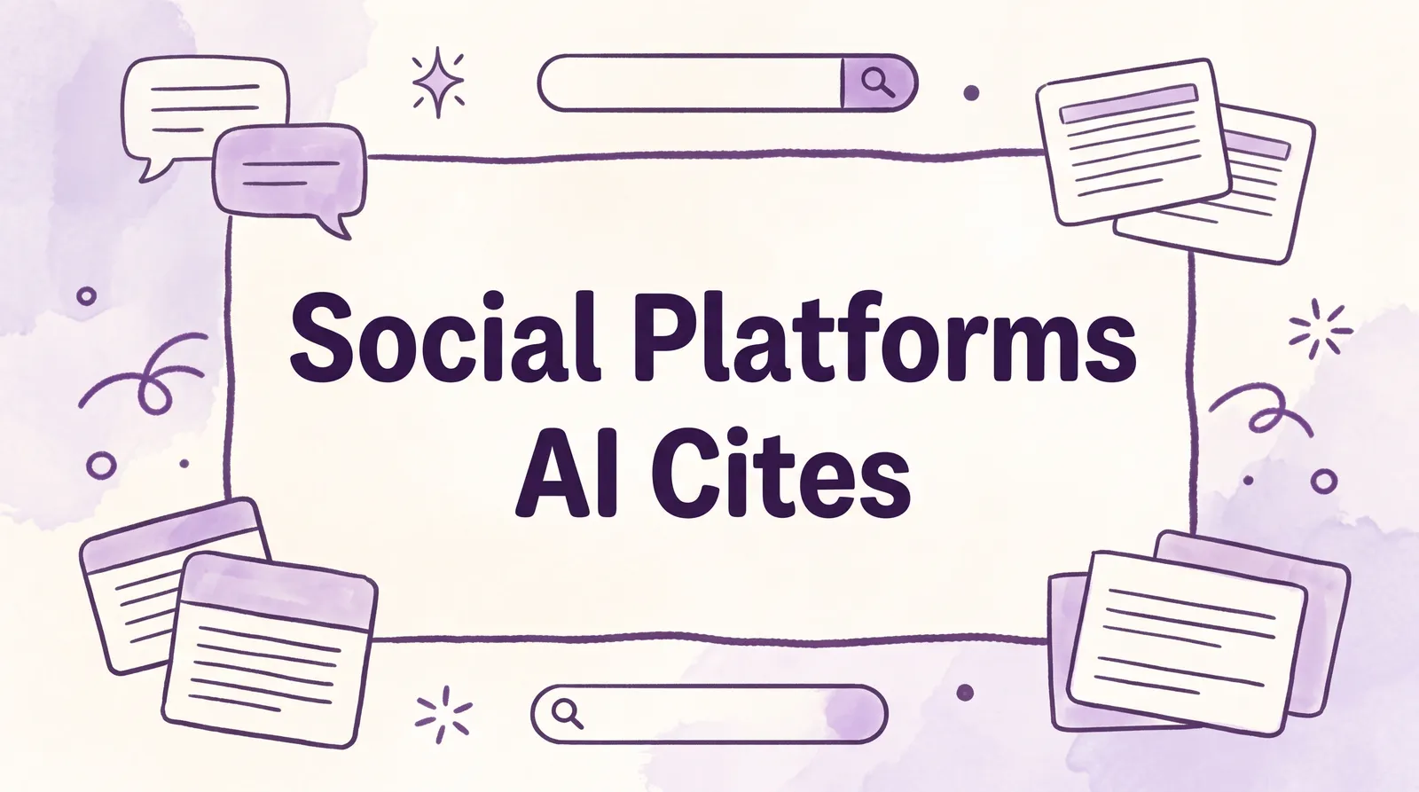 Which Social Platforms Do AI Search Engines Actually Cite?