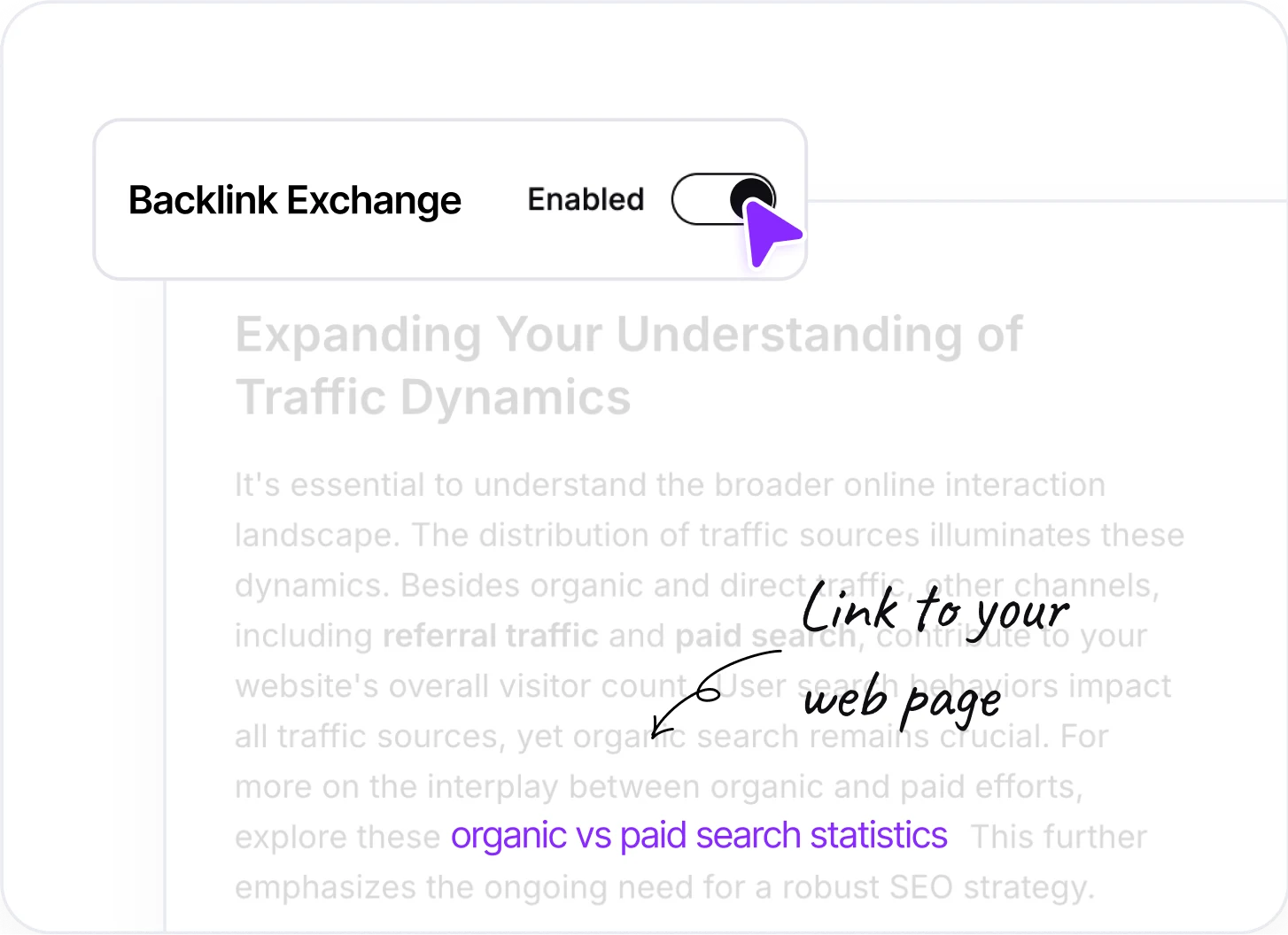 Enable Backlink Exchange